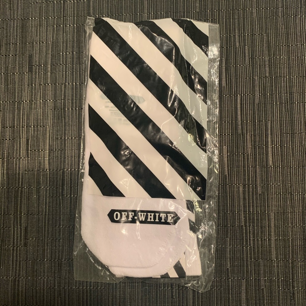 Off-White Virgil Alboh Stripped White socks